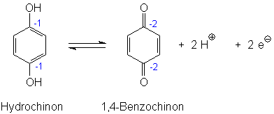 hydrochinon_oxidation